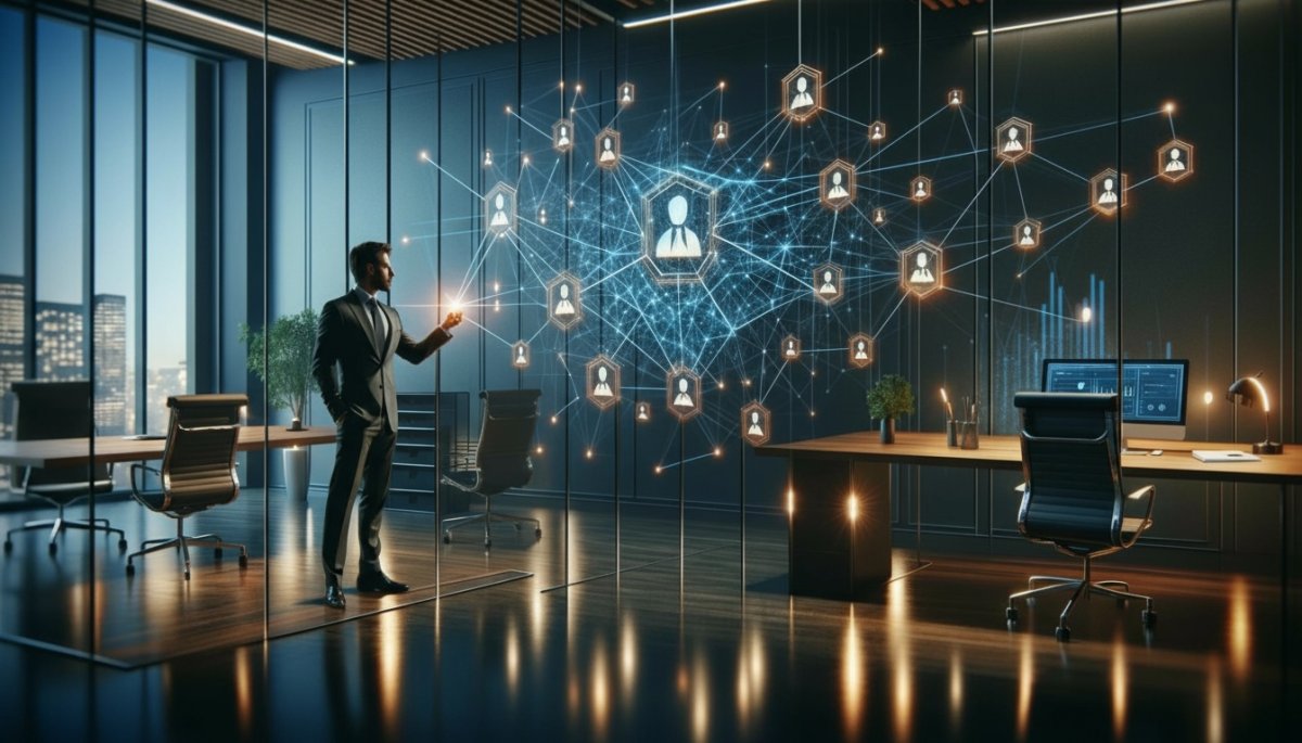 Cadre dirigeant analysant sa transition professionnelle et sa trajectoire stratégique